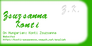 zsuzsanna konti business card